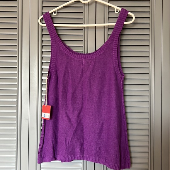 NWT Mossimo Supply Co - Purple Knitted Tank - Large - Picture 4 of 9